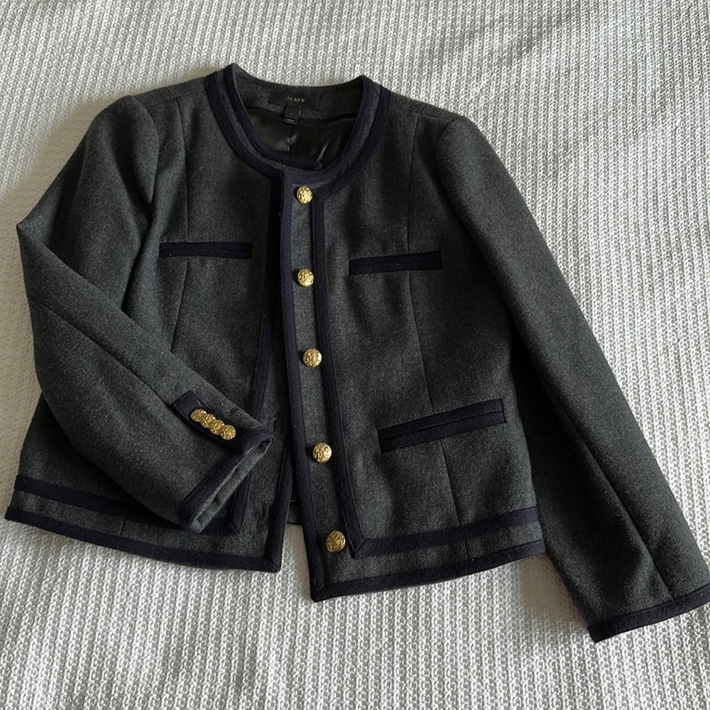 J Crew Wool Blazer size 6